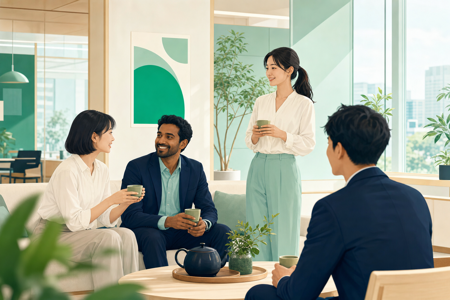 多文化が共存する日本の職場